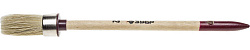 ЗУБР УНИВЕРСАЛ, 20 мм, светлая натуральная щетина, деревянная ручка, все виды ЛКМ, круглая кисть (01501-20)