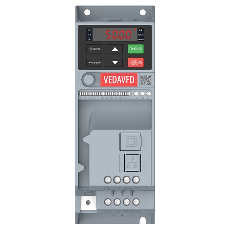 Преобразователь частотный VEDA Drive VF-51 2,2 кВт (380В,3 фазы) ABA00007