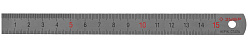 ЗУБР длина 0.15 м, усиленная нержавеющая линейка (34280-0.5-015)
