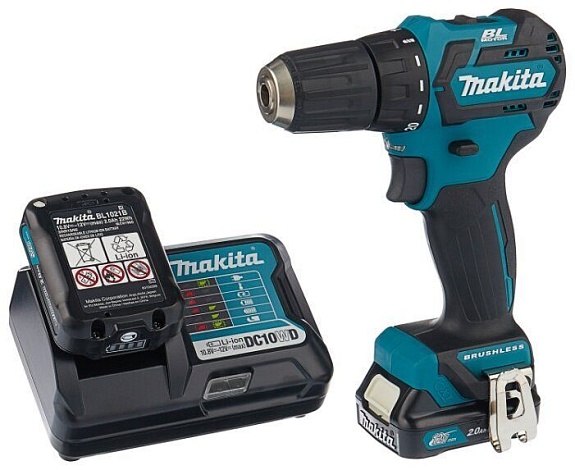 Аккумуляторная безударная дрель-шуруповерт Makita DF332DWAE