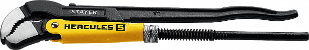 STAYER Hercules-S, №1, 1″, 330 мм, трубный ключ с изогнутыми губками, Professional (27311-1)