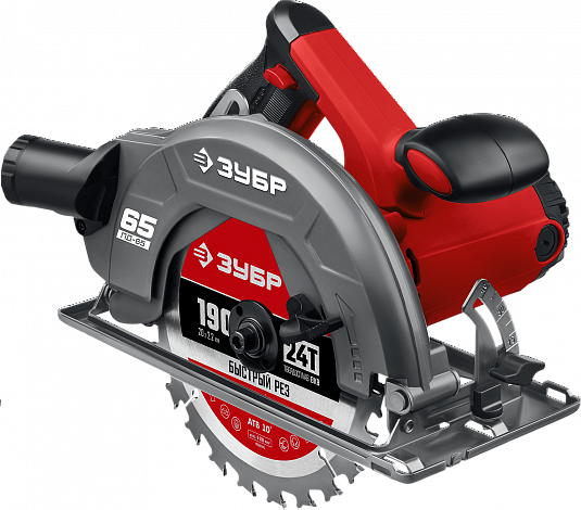 ЗУБР d 190 мм, 1600 Вт, циркулярная пила (дисковая) (ПД-65)