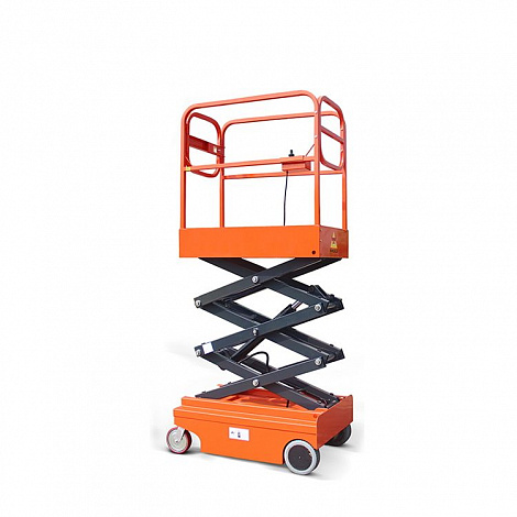 Подъемник ножничный самоходный аккумуляторный 240 кг, 4/6 м, 24/80 В/Ач TOR GTJZ DC