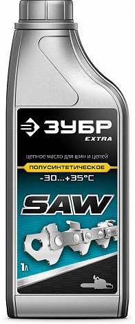 ЗУБР 1 л, цепное полусинтетическое масло для бензо и электропил, EXTRA (70621-1)