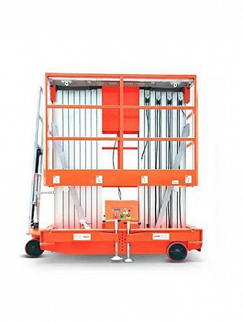 Подъемник мачтовый аккумуляторный 200 кг, 12/14 м, 24/80 В/Ач TOR GTWY12-200S DC 2-мачтовый