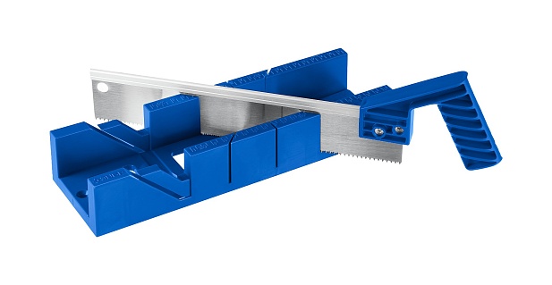 ЗУБР 65 х 40 мм, 300 мм, пластиковое стусло с пилой, Профессионал (15380-30)