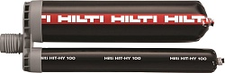 Химический анкер HILTI HIT-HY 100 для крепления в бетоне без трещин.