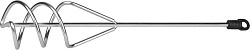 STAYER 80 х 400 мм, шестигранный хвостовик, оцинкованный, миксер для песчано-гипсовых смесей (06015-08-40)