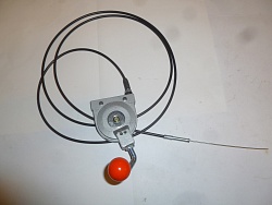 Тросик газа с рукояткой управления оборотами (L=2200/2065 мм) TSS-WP320/Throttle lever, №55 (CNP330A