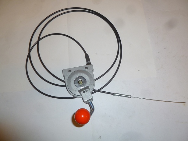Тросик газа с рукояткой управления оборотами (L=2200/2065 мм) TSS-WP320/Throttle lever, №55 (CNP330A