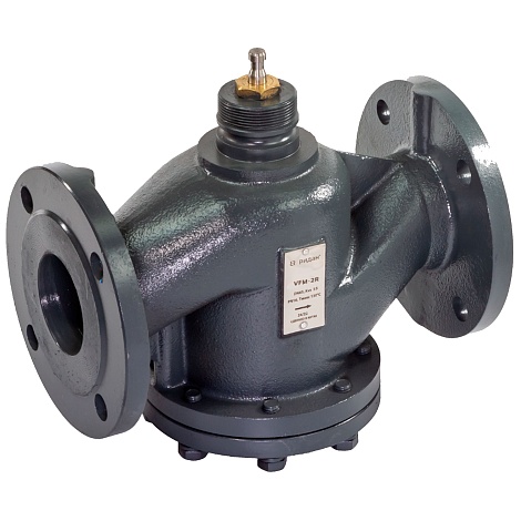 Клапан регулирующий РИДАН VFM-2R PN16 DN65 Kvs55 Tmax150, 2-х ход., седельный, фланец,чугун