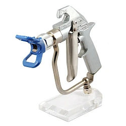 *07-HDG345-B безвоздушный краскораспылитель ПРЯМОЙ без сопла (серебряный)