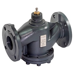Клапан регулирующий РИДАН VFM-2R PN16 DN150 Kvs320 Tmax150, 2-х ход., седельный, фланец,чугун