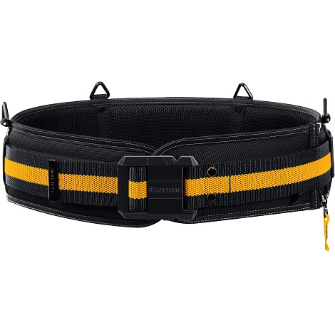 KRAFTOOL KB-2 пояс монтажника, для сумок с быстросъёмным креплением FastClip, 80-122 см, широкий кушак (38763)