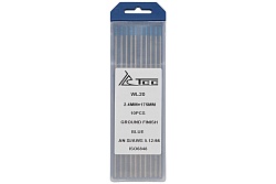 Вольфрамовый электрод синий WL20-175/2,4 (10 шт)