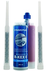Химический анкер бетон с трещинами и без R-KEX II-385 эпоксидная смола