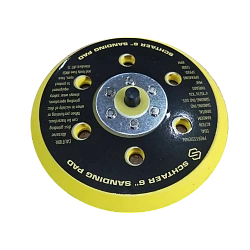 Опора для шлифовальной машинки Schtaer 6pad (150 мм, 6 отверстий)