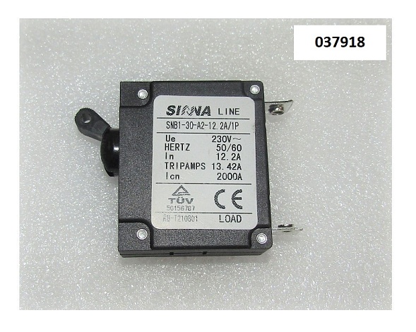 Выключатель автоматический (одинарный) 12,2 A / AC circuit breaker, SNB1-30-A2-12.2A/1P