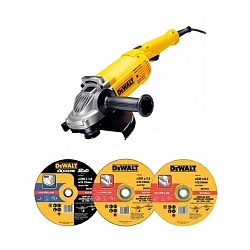 Набор угловая шлифовальная машина DEWALT DWE490D10, DWE490 и 10 кругов