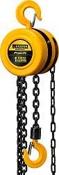 STAYER ProLift, 1 т, 2.5 м, ручная цепная шестеренная таль, Professional (4308-1)