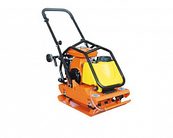 Виброплита 105 кг, 18кН (Loncin) бак, колесный комплект TOR C-95T