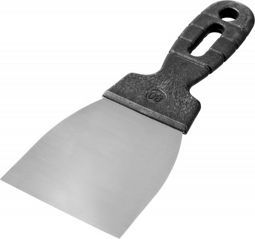 ЗУБР 80 мм, пластиковая ручка, нержавеющий шпатель (10077-08)